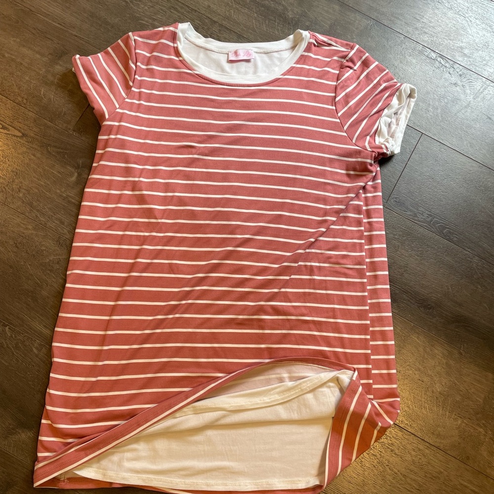 Pink lily dress